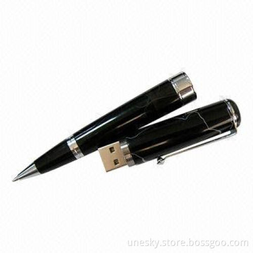 USB Flash Drive in Ball-pen Style with 8Mbps Reading Speed, No External Power Source Required